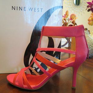 NWT Nine West GAMESTERO Pink Sandal